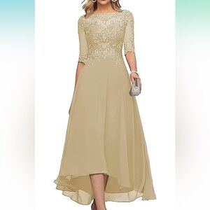 Gold mother of the bride/groom dress